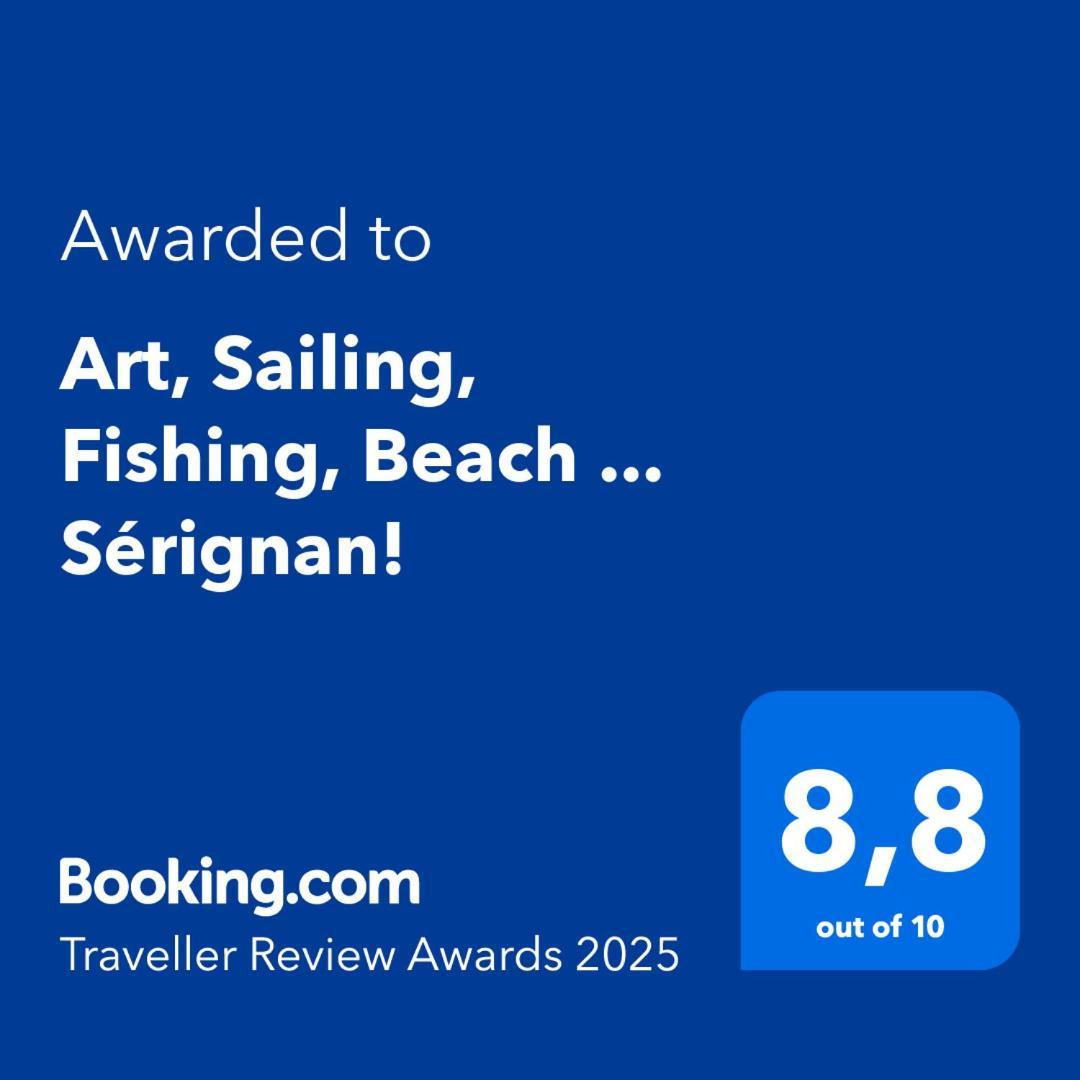 Art, Sailing, Fishing, Beach ... Serignan! Exterior photo